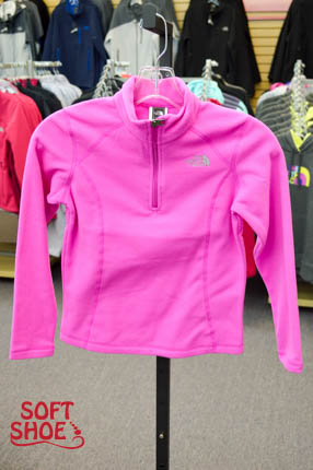 Glacier Quarter Zip Girls - Azalea Pink