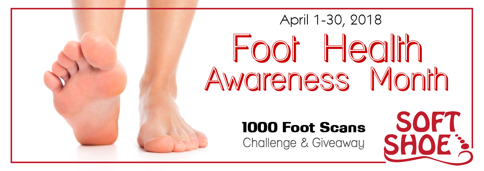 April is Foot Health Awareness Month (Giveaway) Soft Shoe